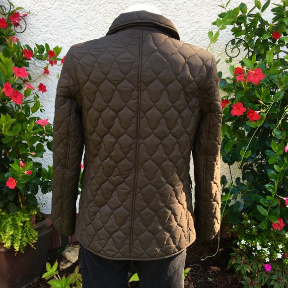 DKNY Active Women’s Brown Quilted Full Zip Coat/Jacket. Size M - Picture 3 of 12